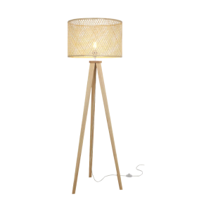 Geflecht Stehlampe mit 3-Bein 1